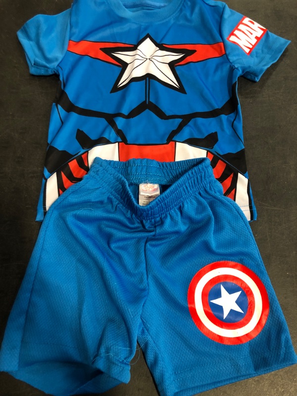 Photo 1 of 3T Marvel Spider-Man Miles Morales Avengers Boys 2 Piece T-Shirt and Active Mesh Shorts Set for Toddler and Big Kids