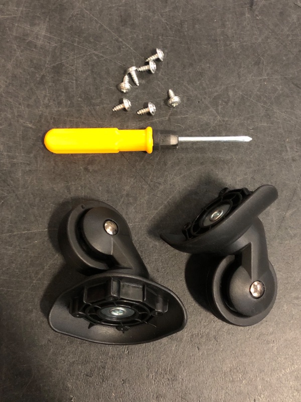Photo 1 of Luggage Wheels Replacement Parts Repair Suitcase Replacement Wheel Bag Parts Spinner Casters A Pair