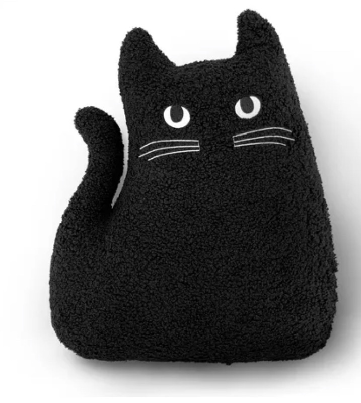 Photo 1 of 2 Hyde & EEK 13"x13" Halloween Candy and Black Cat Novelty Plush Pillows