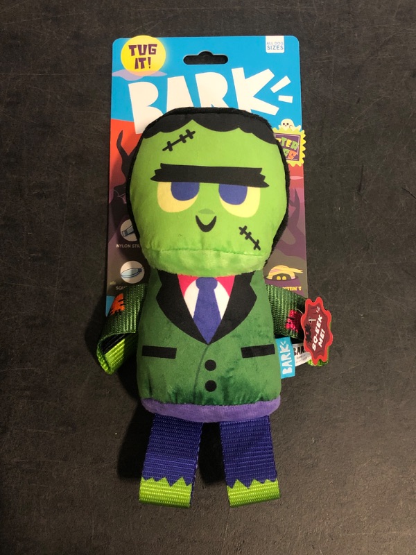 Photo 1 of BARK Halloween Frankenstein's Party Monster Dog Plush Toy