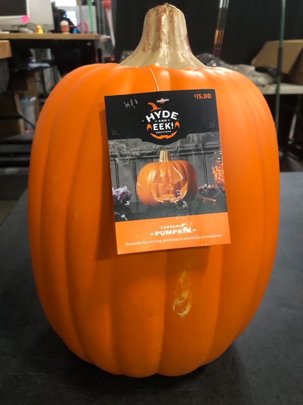 Photo 1 of Hyde & EEK Carvable Pumpkin 