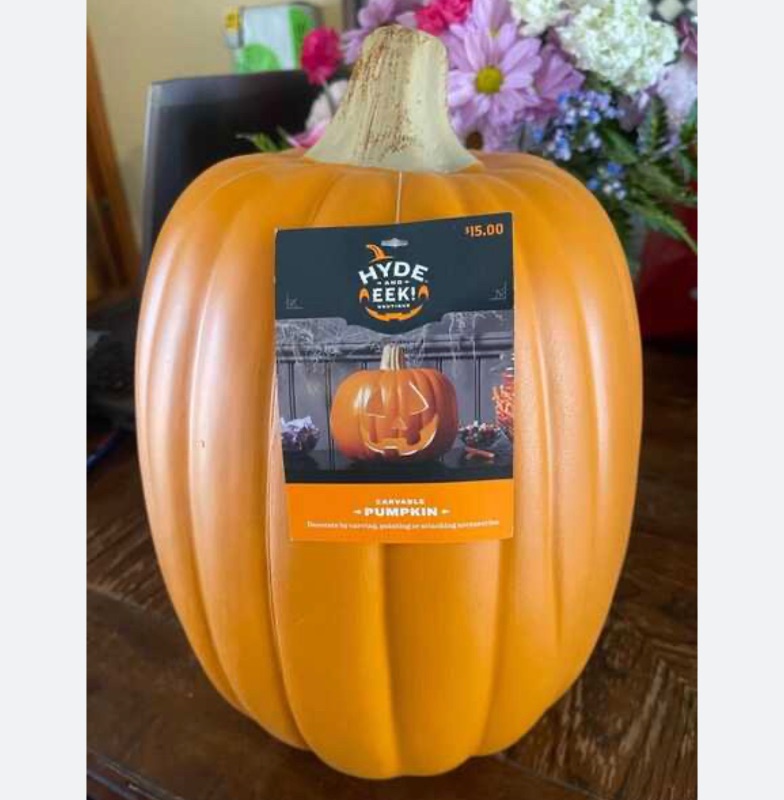Photo 1 of Hyde & EEK Carvable Pumpkin 