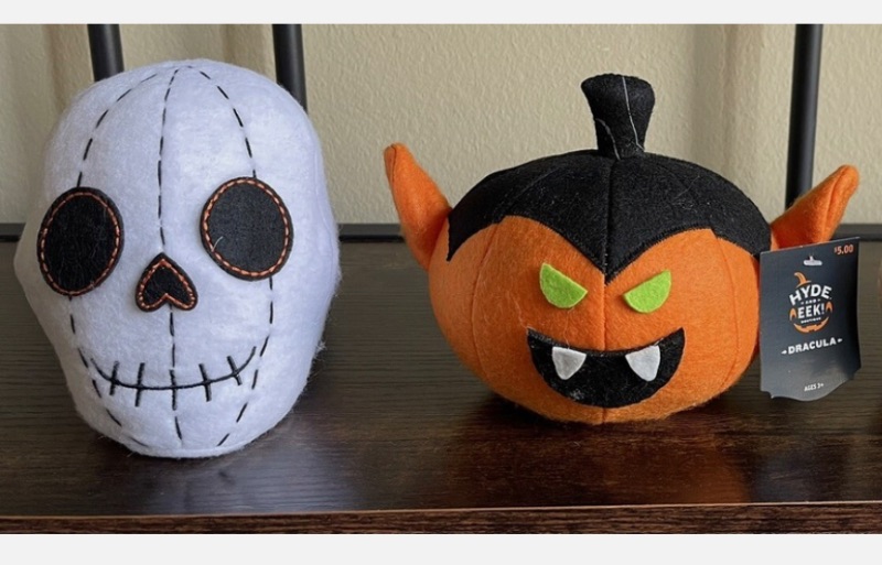Photo 1 of Hyde and EEK , Felt Vampire , Skeleton, and Punk Rocker NWT 
