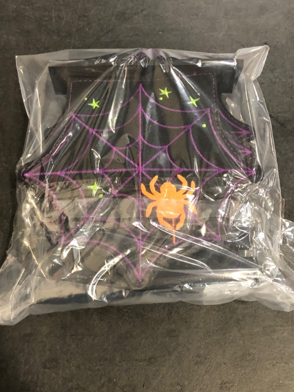 Photo 1 of 5 Hyde and EEK Felt Halloween Spiderweb on Stand Decorative Figurines 