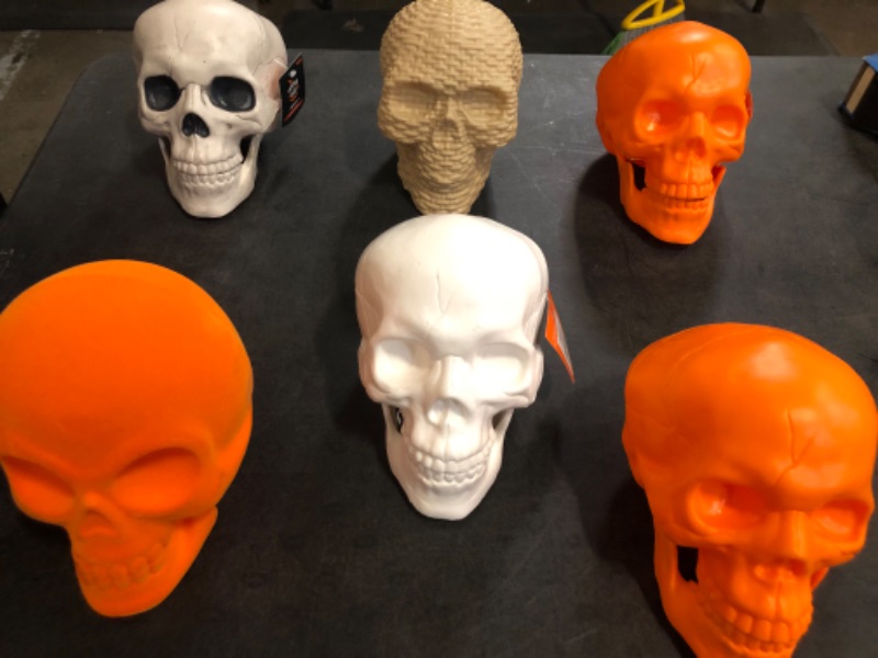 Photo 1 of 6 Random Hyde and EEK Skull Head Decors