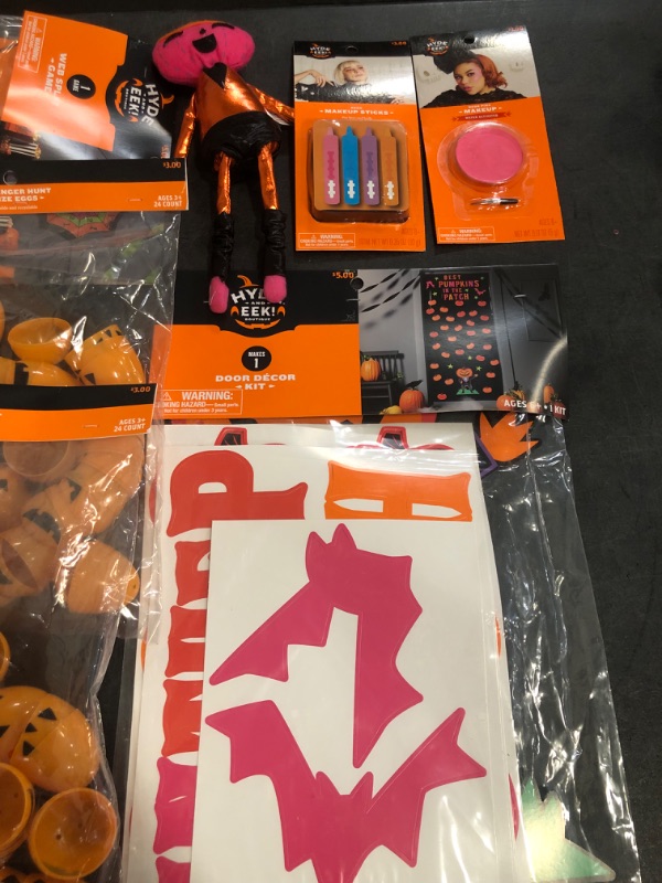 Photo 1 of 7 Halloween Pack Bundle with Decor, Makeup, and Toys 