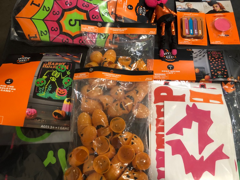 Photo 1 of 7 Halloween Pack Bundle with Decor, Makeup, and Toys 