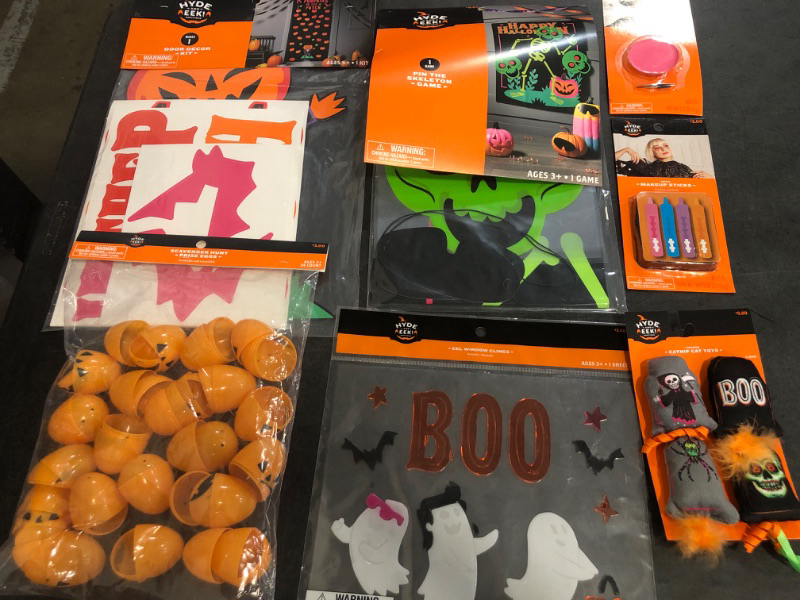Photo 1 of 7 Halloween Decor Bundle, Mixed with Decor, Makeup and Toys 