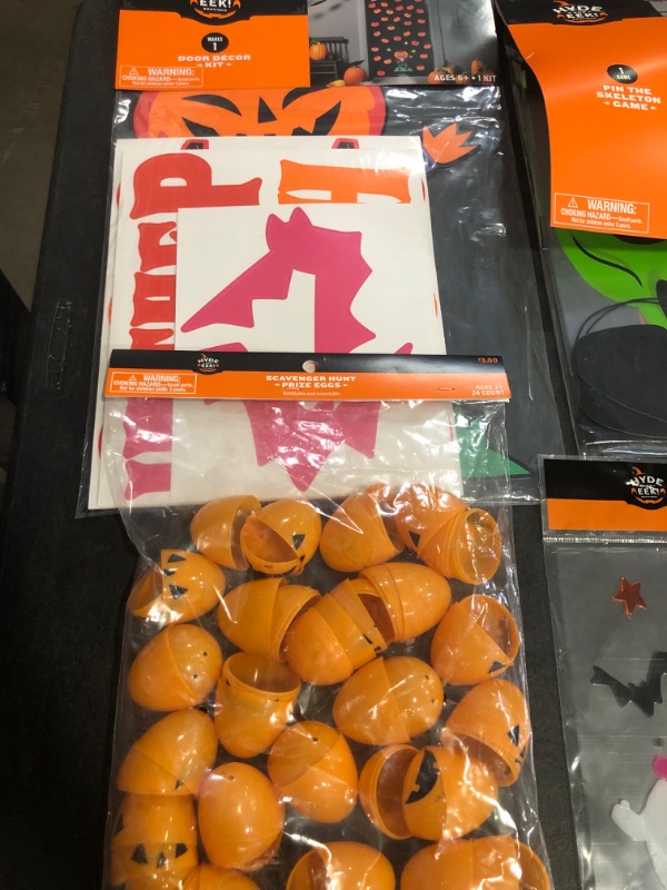 Photo 1 of 7 Halloween Decor Bundle, Mixed with Decor, Makeup and Toys 