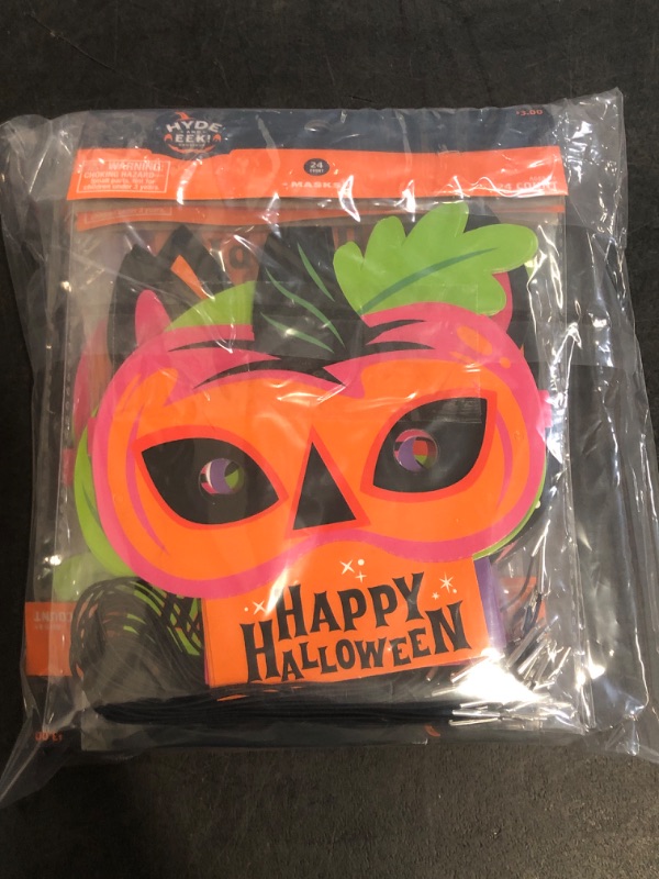 Photo 1 of Hyde & EEK 24 Count Happy Halloween Masks - 5 Packs