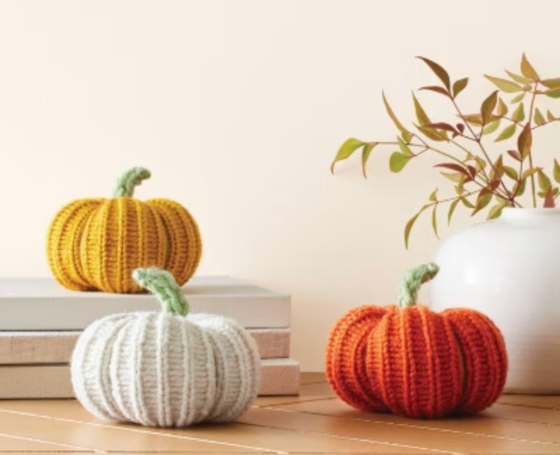 Photo 1 of Box is SEALED **Minor Damage to Box** Mondo Llama Brandclub 3ct Knit Pumpkin Kit