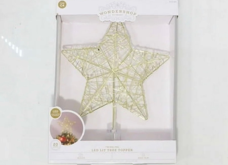 Photo 1 of Wondershop Christmas Tree Topper Indoor Christmas Decor