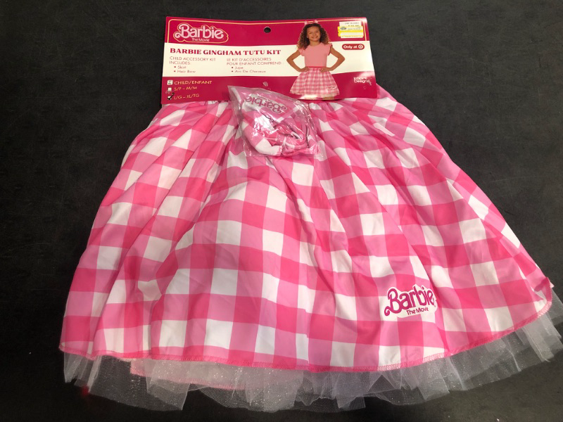 Photo 1 of Size Lg/XL Barbie Gingham TuTu Kit 
