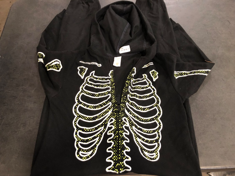 Photo 1 of L(10-12) Girls Halloween Skeleton Sleep One Piece 
