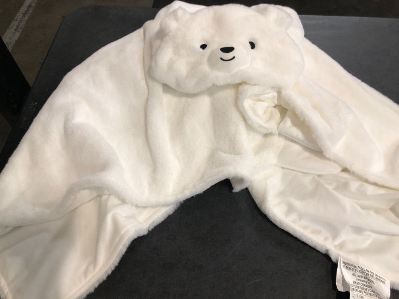 Photo 1 of Polar Bear Holiday Matching Family Pajama Wearable Blanket - Wondershop™ White