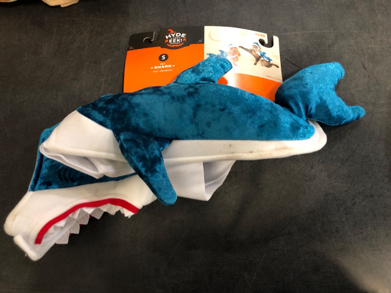 Photo 1 of 3 Size Small Dog Costumes, A Shark, Hotdog and Spider Knitted Sweater