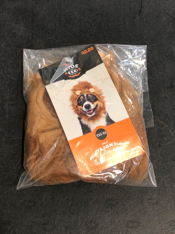 Photo 1 of XXS/XS Halloween Lion Dog and Cat Headwear