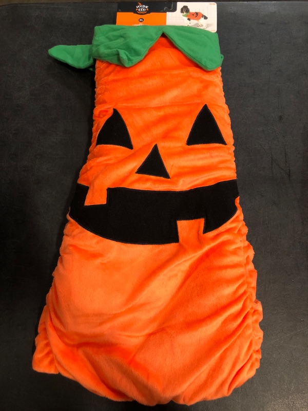 Photo 1 of XL Plush Pumpkin Dog Costume - XL - Hyde & EEK! Boutique™