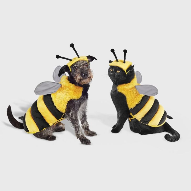 Photo 1 of XS Halloween Full Body Bee with Reflective Wings Dog and Cat Costume - Hyde and EEK! Boutique™ XS
