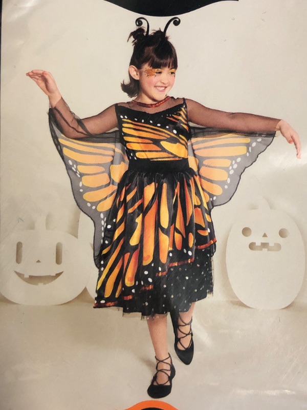 Photo 1 of Size S Monarch Butterfly Halloween Costume Dress with Headpiece