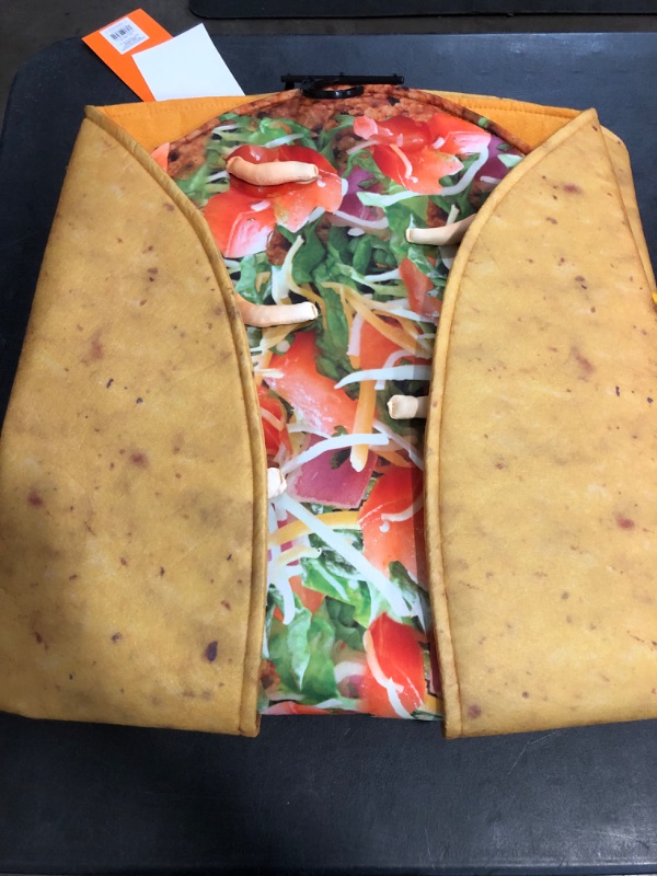 Photo 1 of One Size Fits Most Adults and Kids Taco Costume 