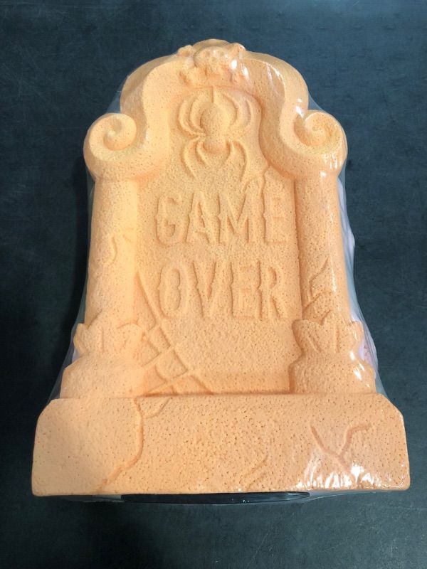 Photo 1 of 4 pk Hyde & EEK Foam Tomebstones Neutrals Halloween Decorative Props