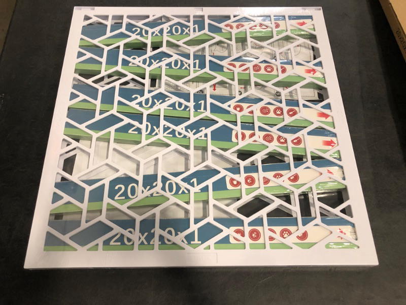 Photo 1 of 20x20x1 Air Filter MERV 11, Advanced Dust Defense,Cost-effective,1 Reusable ABS Frame + 6 Pack Replaceable, Quality Furnace Filter Media for AC & Furnace Applications?1 Frame+6 Filter?