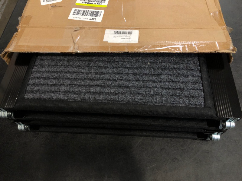 Photo 1 of Dog Ramp for Car 71'' X-Long & 17.2" Wide Folding Dog Ramps for Large Dogs with Non-Slip Rug Surface Portable Dog Car Ramp for SUV Car & Truck, Outdoor Dog Ramp Up to 250 LBS