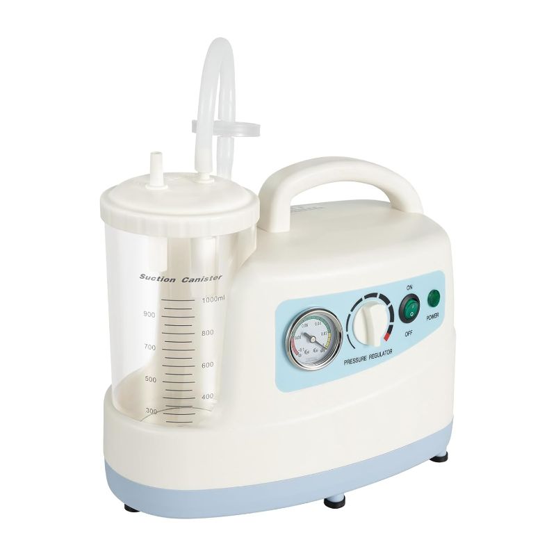 Photo 1 of 110V 1000ML CHB-20A Portable Electric Veterinary Aspirator Suction Machine, Quiet Vacuum Pump Device for Home Care