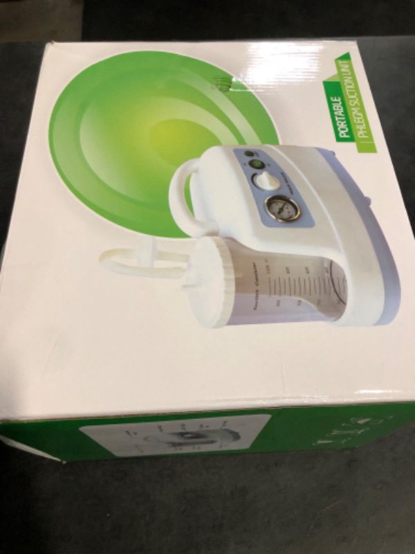 Photo 1 of 110V 1000ML CHB-20A Portable Electric Veterinary Aspirator Suction Machine, Quiet Vacuum Pump Device for Home Care