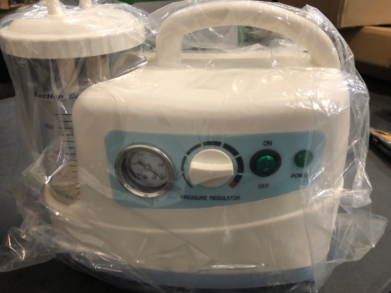 Photo 1 of 110V 1000ML CHB-20A Portable Electric Veterinary Aspirator Suction Machine, Quiet Vacuum Pump Device for Home Care