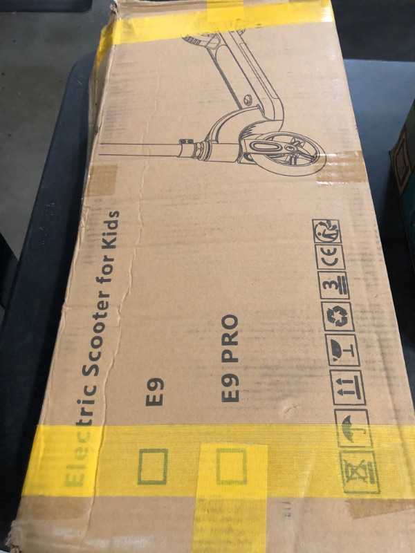 Photo 1 of ANHAO Electric Scooter for Kids Ages 6-12 (Mainly 6-10), Kids Electric Scooter with Adjustable Height, Kick Scooter for Kids up to 110 Lbs, up to 6Mph
