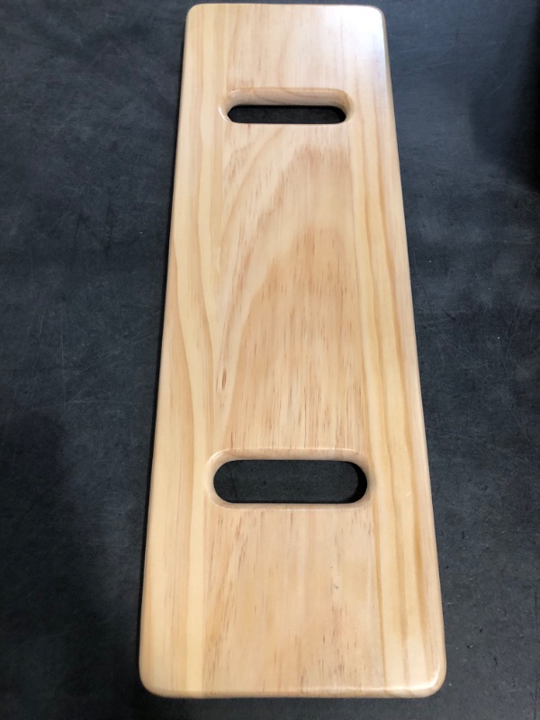 Photo 1 of DMI Transfer Board and Slide Board, FSA Eligible, Made of Heavy-Duty Wood for Patient, Senior and Handicap Move Assist and Slide Transfers, Holds up to 440 Pounds