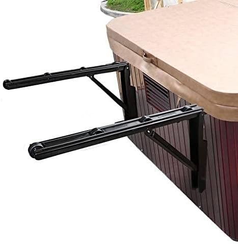 Photo 1 of UCEDER Hot Tub Cover Lift and Caddy Removal System Bracket Universal Assist Spa Cover Roller fits Vary Size, Shape and Brand of SPA,Cabinet Free Cover