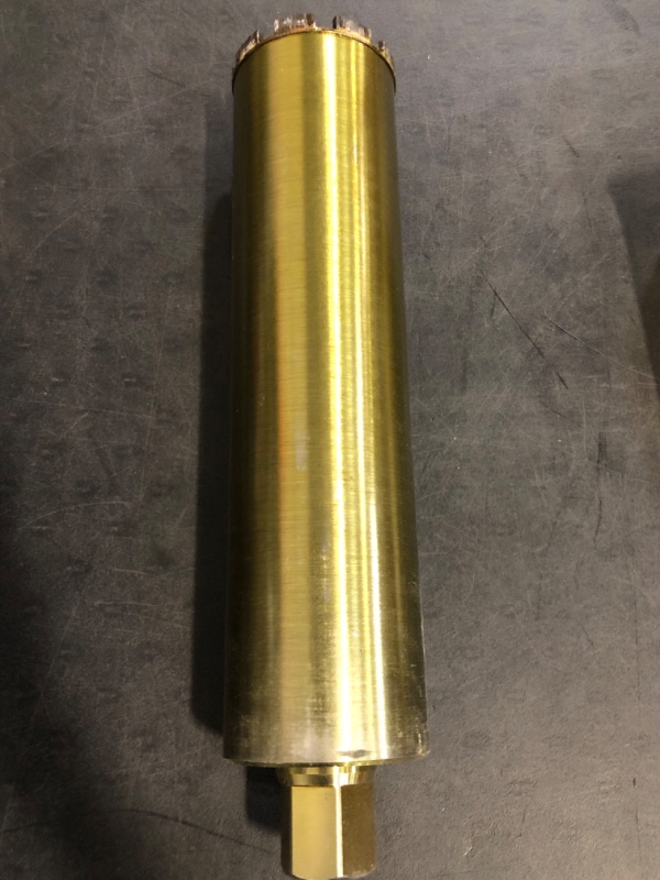 Photo 1 of Wet Core Drill Bit, Core Bits for Concrete, Wet Diamond Core Drill Bits, Modern Style Core Bits for Concrete, for Drilling in Concrete, Cured Concrete, Coring Machine Mount (Gold)