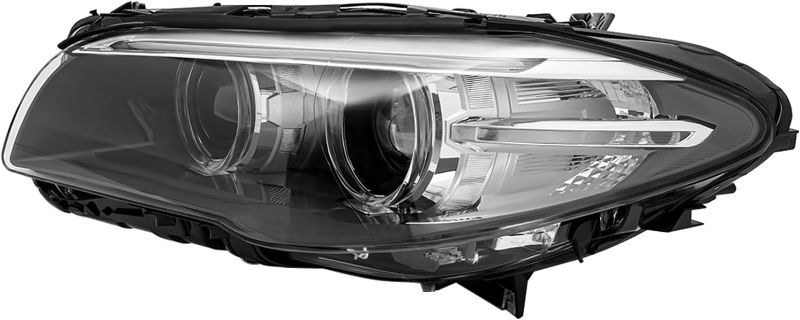 Photo 1 of Left/Right Headlight Assembly for 2014-2017 BMW 5-Series F10 550i 535i 528i, Left Driver Side Right Passenger Side Headlight Assembly Replacement (1* Left Headlight)