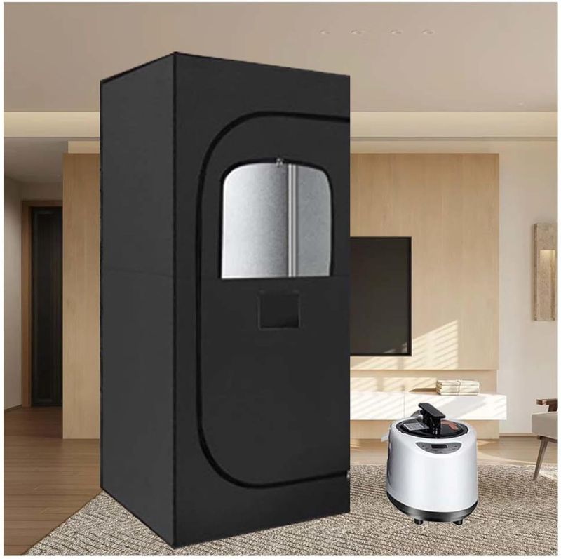Photo 1 of Home Sauna Full Body 360° Whole Body Heat Steam Cycle ? Portable House Intelligent Timer with Remote Control ? Tent Sauna Suitable for Gym/Yoga Etc.