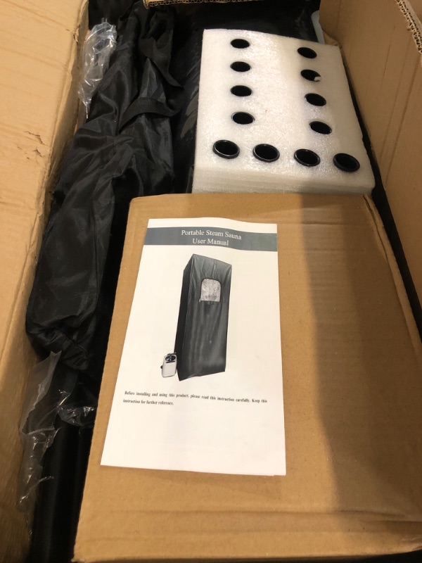 Photo 1 of Home Sauna Full Body 360° Whole Body Heat Steam Cycle ? Portable House Intelligent Timer with Remote Control ? Tent Sauna Suitable for Gym/Yoga Etc.