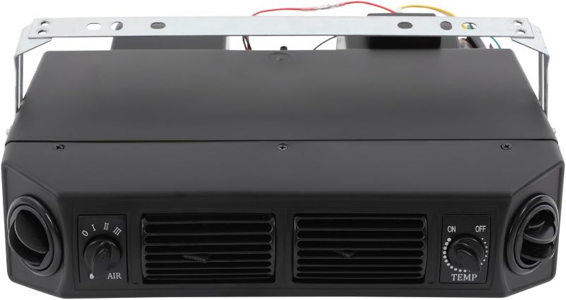 Photo 1 of Universal Air Conditioning Evaporator, 24V 80W A/C Air Conditioning Evaporator Kit, 3 Levels Wind Speed Under-Dash A/C Heating Cooling Unit for Car Truck