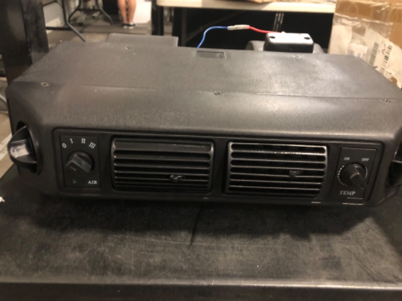 Photo 1 of Universal Air Conditioning Evaporator, 24V 80W A/C Air Conditioning Evaporator Kit, 3 Levels Wind Speed Under-Dash A/C Heating Cooling Unit for Car Truck