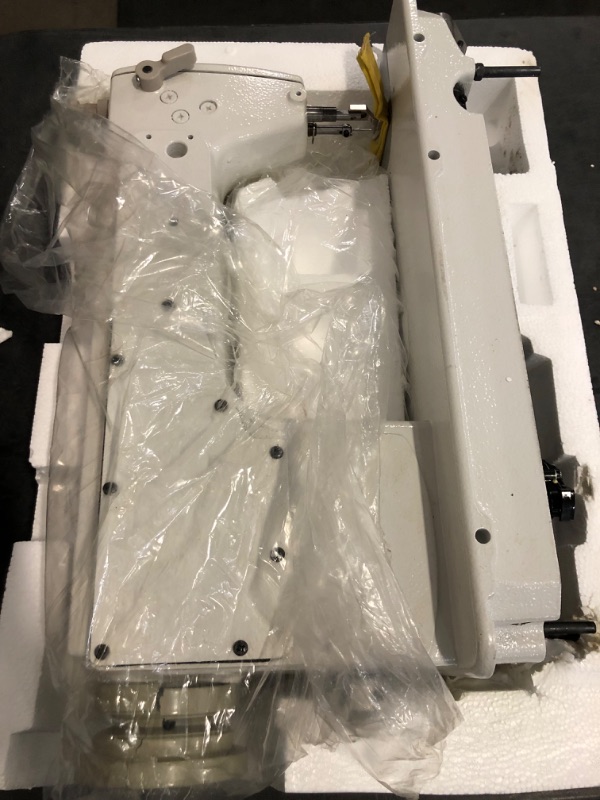 Photo 1 of Heavy Duty Leather Sewing Machine Medium-Thickness Fabric Sewing Tool Auto Aluminum Tailoring Machine, 3000 Stitches/Min (Style 1)