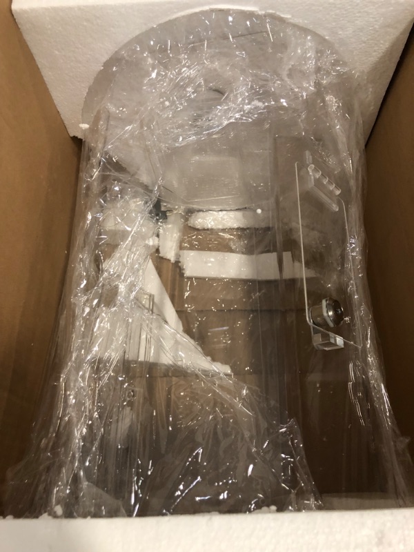 Photo 1 of Acrylic Raffle Drum, Clear Raffle Ticket Spinner Cage Large Capacity Holds 5000 Tickets, Transparent Raffle Ticket Box for Lottery Games, Bingo, Raffle Balls