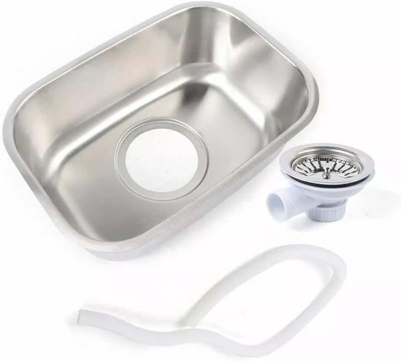 Photo 1 of RV Caravan Camper Stainless Steel Hand Wash Basin Kitchen Rectangular Sink FAST