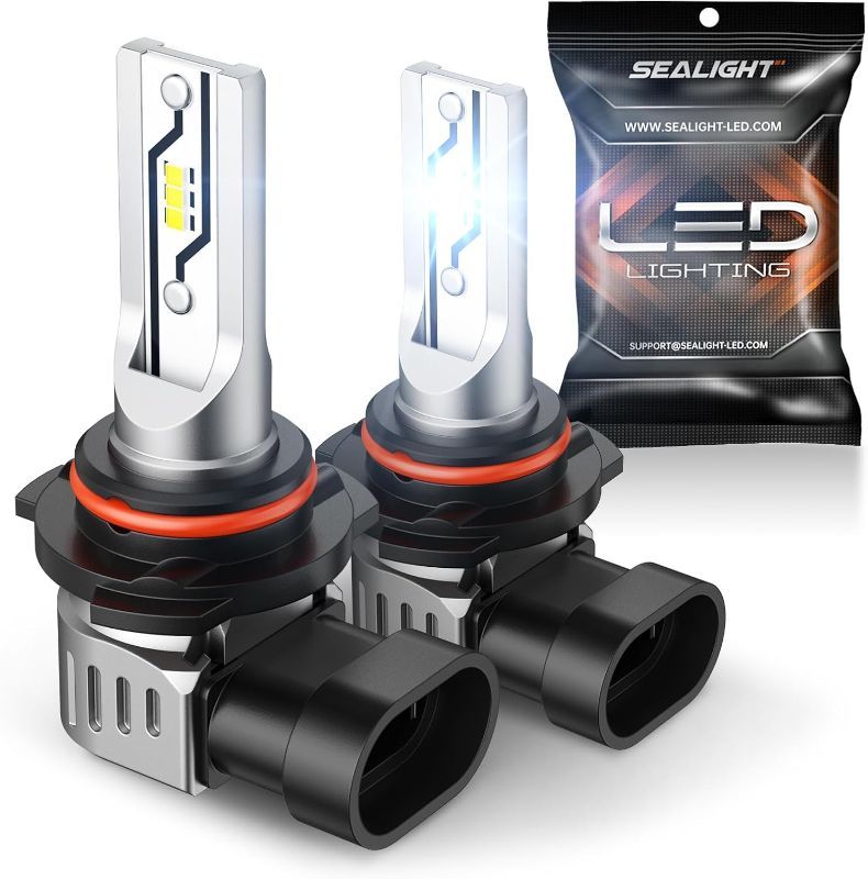 Photo 1 of SEALIGHT H10 LED Fog Light Bulbs or DRL, 10000LM 9140 9145 Fog Lights LED Bulbs 600% Brightness Upgrade, 1:1 Size 100% Successful Installation for Trucks Cars, Pack of 2…