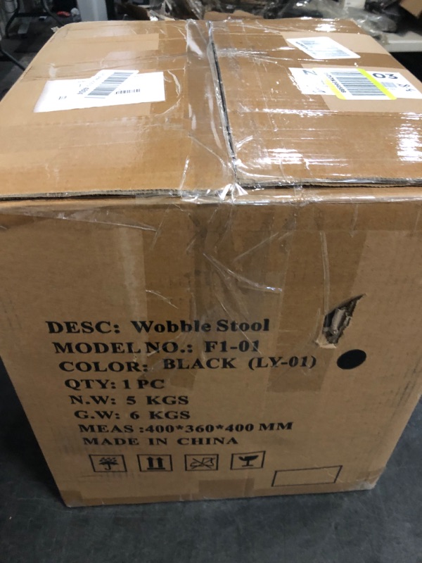 Photo 1 of Wobble Stool Standing Desk Stool, Height Adjustable Stool 19-27 inch, Encourage Good Posture, Non-Slip Base, Ergonomic Standing Desk Chair for Office Desks and Classrooms