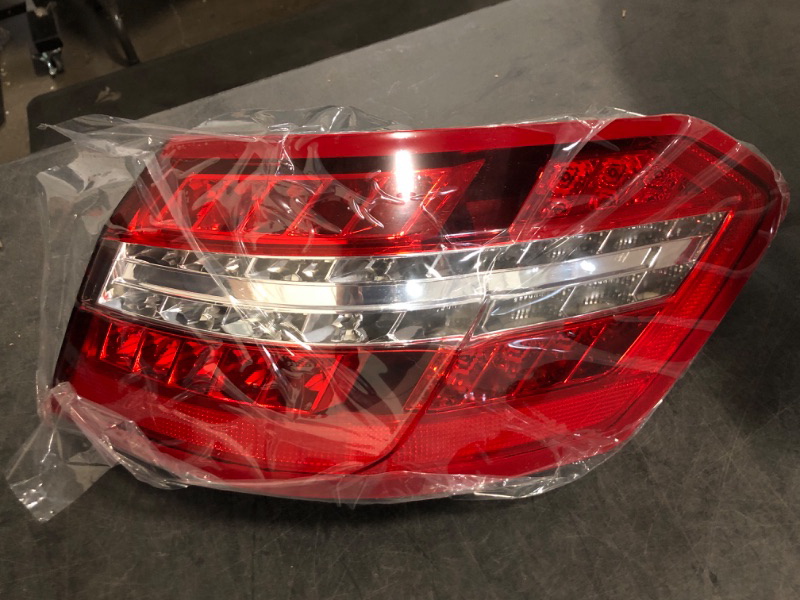 Photo 1 of Tail Lamp Right Outer Passenger Side Rear Tail Light Compatible with Mercedes Benz 2010-2013 E-Class Sedan E350, E550 & E63 AMG, Mercedes Benz E-Class Sedan Right Tail Light LED Rear Lamp