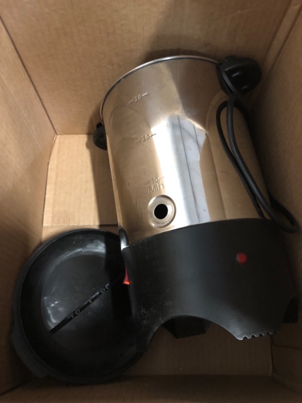 Photo 1 of 5.2L/1.4Gal 30 Cups Commercial Coffee Urn, 1000W Stainless Steel Commercial Coffee Maker Hot Beverage Dispenser with Percolator & Faucet for Home Party Office Wedding