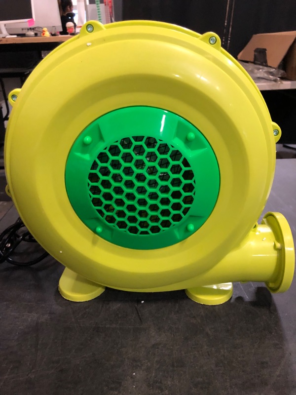 Photo 1 of 480W Air Blower, Pump Fan Commercial Inflatable Bouncer Blower, Perfect for Inflatable Water Bounce House, Jumper, Bouncy Castle (480 Watt 0.64HP)