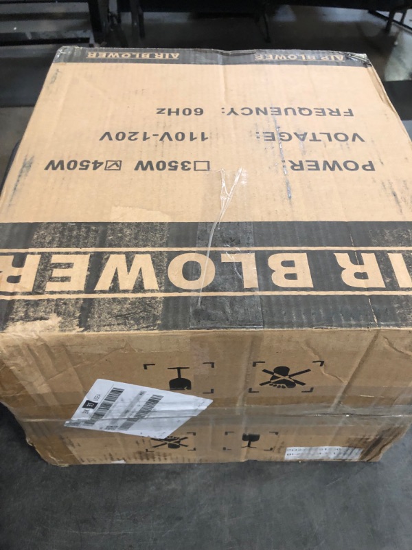 Photo 1 of 480W Air Blower, Pump Fan Commercial Inflatable Bouncer Blower, Perfect for Inflatable Water Bounce House, Jumper, Bouncy Castle (480 Watt 0.64HP)