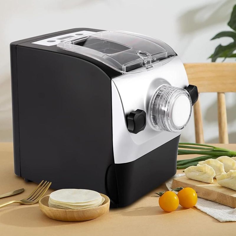 Photo 1 of Noodle Machine,260w Electric Pasta Maker Dumpling Machine,Automatic Pasta Press,Commerical Ramen Noodle Maker With 8 Different Shape& Led Display For Home Kitchen,Noodle Shop,Black